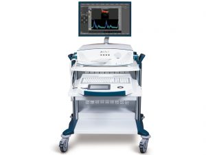 Multi-Dop X mit Farb-Doppler-Modul – Standardausstattung mit ergonomischem Systemwagen